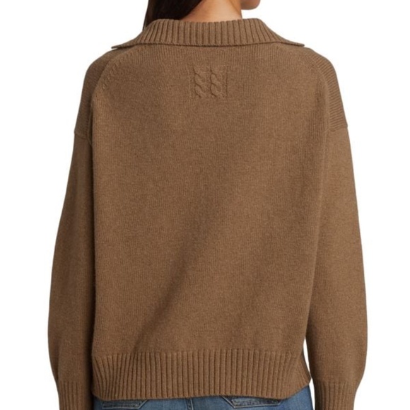 Nili Lotan - Gloria Sweater - Cognac Lace Up Sweater - NWT - Picture 7 of 9